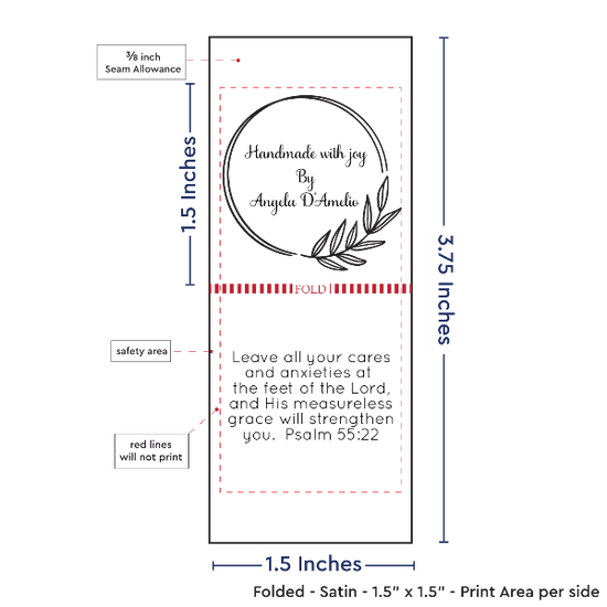 PPLR_HIDDEN_PRODUCT Circle Leaf (1.5" wide - Satin)