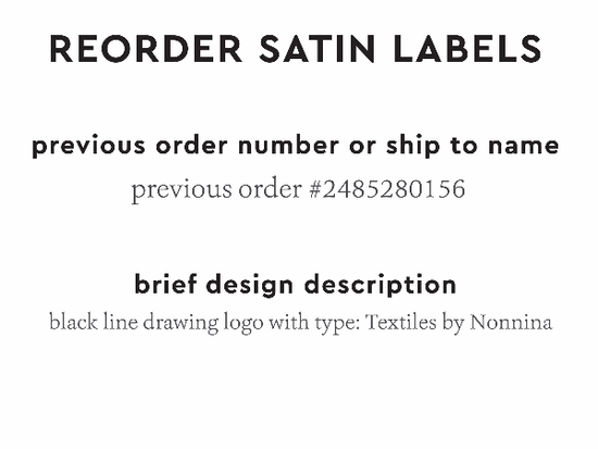 PPLR_HIDDEN_PRODUCT Reorder Previous Label Design - SATIN