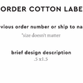 PPLR_HIDDEN_PRODUCT Reorder Previous Label Design - COTTON