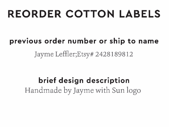 PPLR_HIDDEN_PRODUCT Reorder Previous Label Design - COTTON