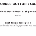 PPLR_HIDDEN_PRODUCT Reorder Previous Label Design - COTTON
