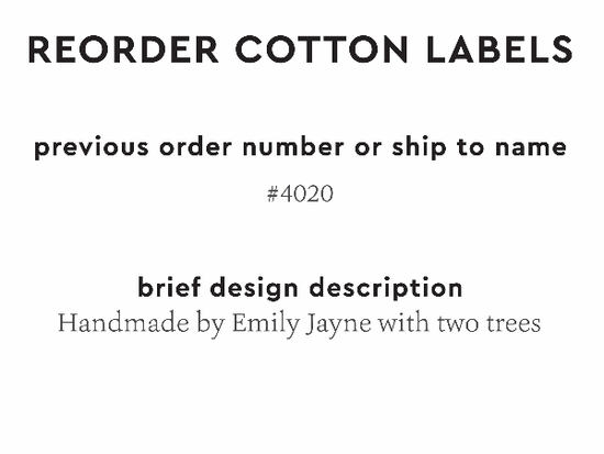PPLR_HIDDEN_PRODUCT Reorder Previous Label Design - COTTON