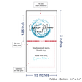 PPLR_HIDDEN_PRODUCT Print Your Logo or Image on FOLDED Cotton Tags