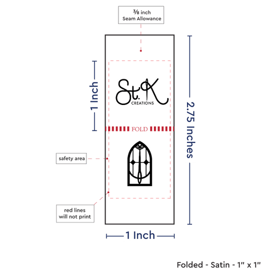 PPLR_HIDDEN_PRODUCT Print Your Logo/Image on Satin Tags (1" wide - Satin)