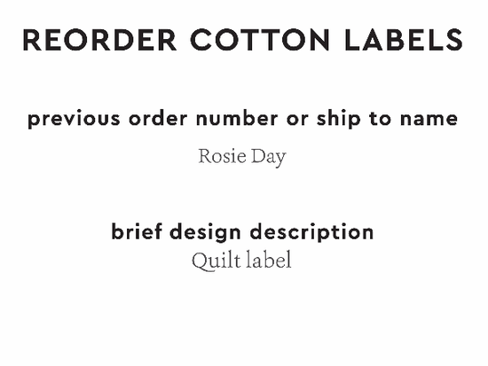 PPLR_HIDDEN_PRODUCT Reorder Previous Label Design - COTTON