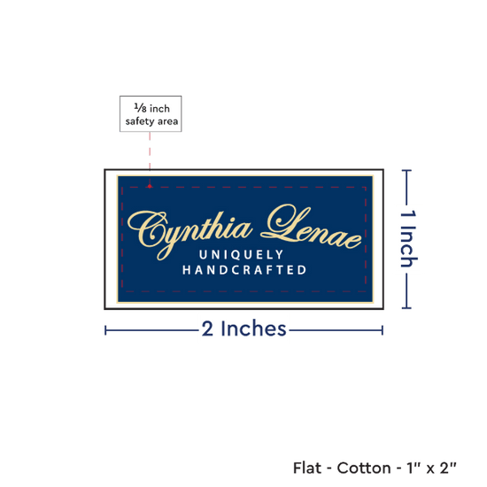 PPLR_HIDDEN_PRODUCT Print your Logo or Image on FLAT Cotton Tags