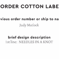 PPLR_HIDDEN_PRODUCT Reorder Previous Label Design - COTTON