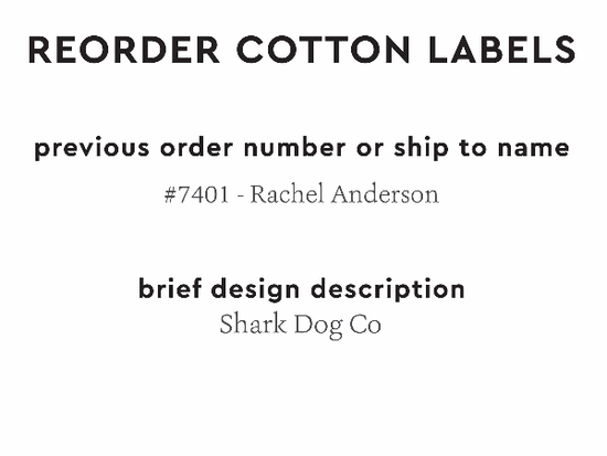 PPLR_HIDDEN_PRODUCT Reorder Previous Label Design - COTTON