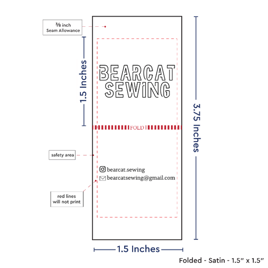 PPLR_HIDDEN_PRODUCT Print your logo/Image on Satin Tags (1.5" wide - Satin)