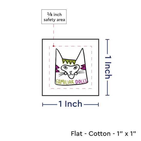 PPLR_HIDDEN_PRODUCT Print your Logo or Image on FLAT Cotton Tags