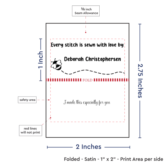 PPLR_HIDDEN_PRODUCT Bumble Bee (2" wide - Satin)