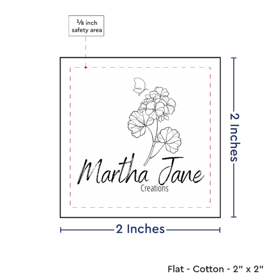 PPLR_HIDDEN_PRODUCT Print your Logo or Image on FLAT Cotton Tags