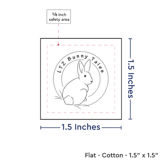 PPLR_HIDDEN_PRODUCT Print your Logo or Image on FLAT Cotton Tags