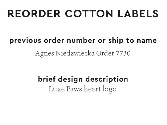 PPLR_HIDDEN_PRODUCT Reorder Previous Label Design - COTTON