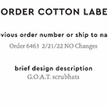 PPLR_HIDDEN_PRODUCT Reorder Previous Label Design - COTTON