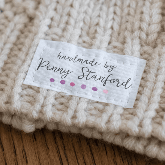 PPLR_HIDDEN_PRODUCT Purple Dots (2"x1"-Cotton)