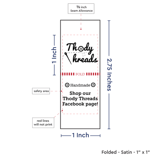PPLR_HIDDEN_PRODUCT Print Your Logo/Image on Satin Tags (1" wide - Satin)