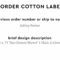 PPLR_HIDDEN_PRODUCT Reorder Previous Label Design - COTTON