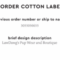 PPLR_HIDDEN_PRODUCT Reorder Previous Label Design - COTTON