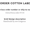 PPLR_HIDDEN_PRODUCT Reorder Previous Label Design - COTTON