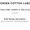 PPLR_HIDDEN_PRODUCT Reorder Previous Label Design - COTTON