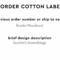 PPLR_HIDDEN_PRODUCT Reorder Previous Label Design - COTTON