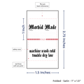 PPLR_HIDDEN_PRODUCT Print your logo/Image on Satin Tags (1.5" wide - Satin)