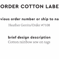 PPLR_HIDDEN_PRODUCT Reorder Previous Label Design - COTTON