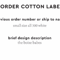 PPLR_HIDDEN_PRODUCT Reorder Previous Label Design - COTTON