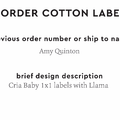 PPLR_HIDDEN_PRODUCT Reorder Previous Label Design - COTTON