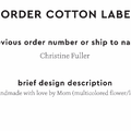 PPLR_HIDDEN_PRODUCT Reorder Previous Label Design - COTTON
