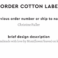 PPLR_HIDDEN_PRODUCT Reorder Previous Label Design - COTTON