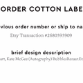 PPLR_HIDDEN_PRODUCT Reorder Previous Label Design - COTTON
