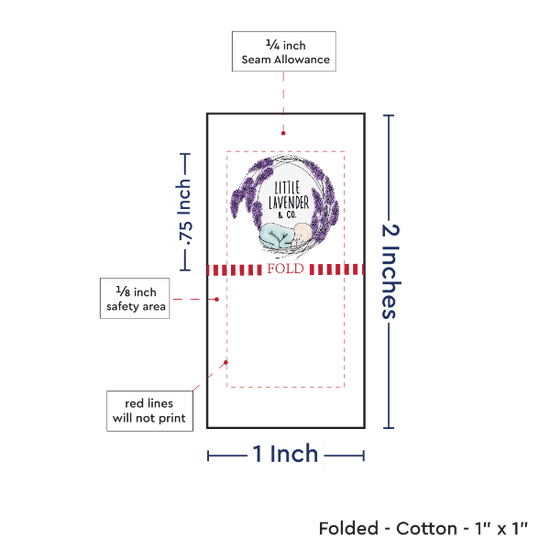 PPLR_HIDDEN_PRODUCT Print Your Logo or Image on FOLDED Cotton Tags