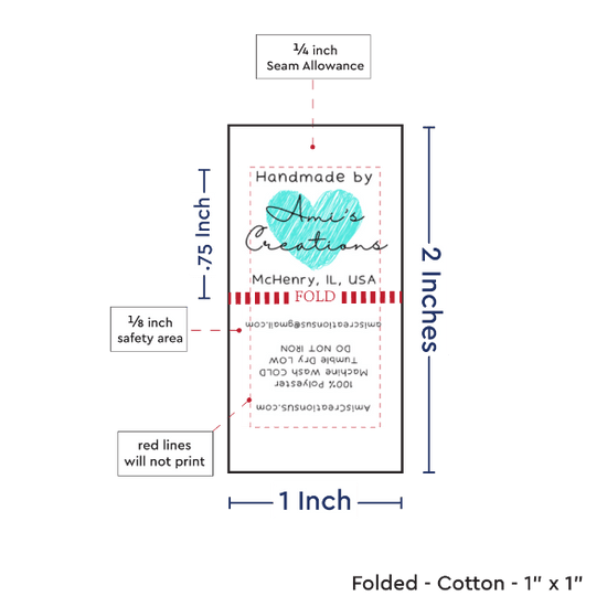 PPLR_HIDDEN_PRODUCT Print Your Logo or Image on FOLDED Cotton Tags