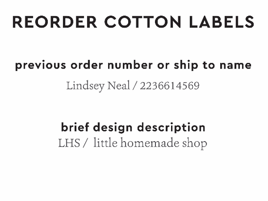 PPLR_HIDDEN_PRODUCT Reorder Previous Label Design - COTTON