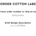 PPLR_HIDDEN_PRODUCT Reorder Previous Label Design - COTTON