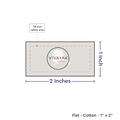 PPLR_HIDDEN_PRODUCT Print your Logo or Image on FLAT Cotton Tags