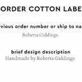PPLR_HIDDEN_PRODUCT Reorder Previous Label Design - COTTON
