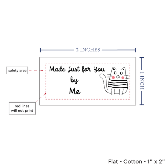 PPLR_HIDDEN_PRODUCT Cute Cat Labels (2"x1"-Cotton)
