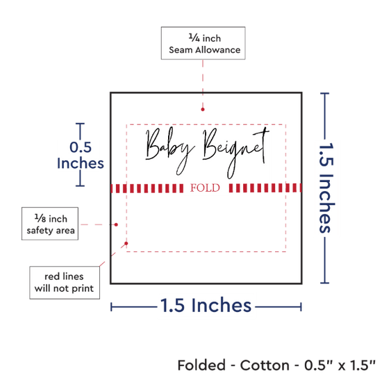 PPLR_HIDDEN_PRODUCT Print Your Logo or Image on FOLDED Cotton Tags