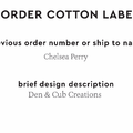PPLR_HIDDEN_PRODUCT Reorder Previous Label Design - COTTON