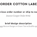 PPLR_HIDDEN_PRODUCT Reorder Previous Label Design - COTTON