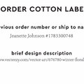 PPLR_HIDDEN_PRODUCT Reorder Previous Label Design - COTTON