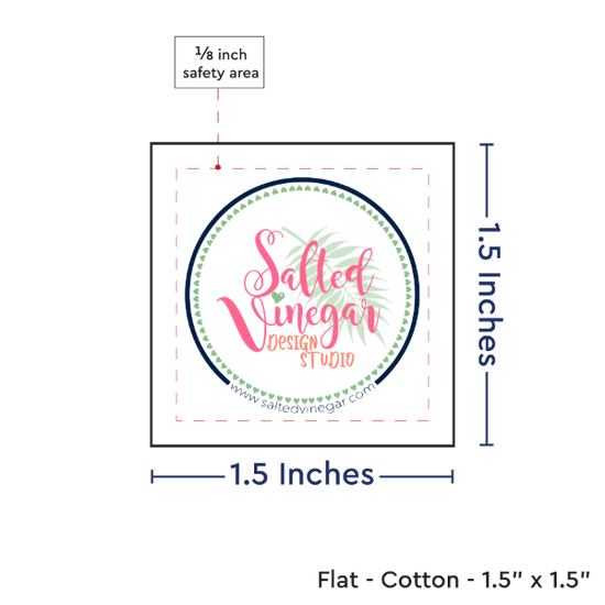 PPLR_HIDDEN_PRODUCT Print your Logo or Image on FLAT Cotton Tags