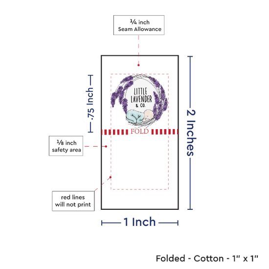 PPLR_HIDDEN_PRODUCT Print Your Logo or Image on FOLDED Cotton Tags