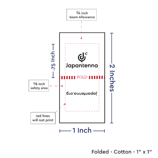PPLR_HIDDEN_PRODUCT Print Your Logo or Image on FOLDED Cotton Tags