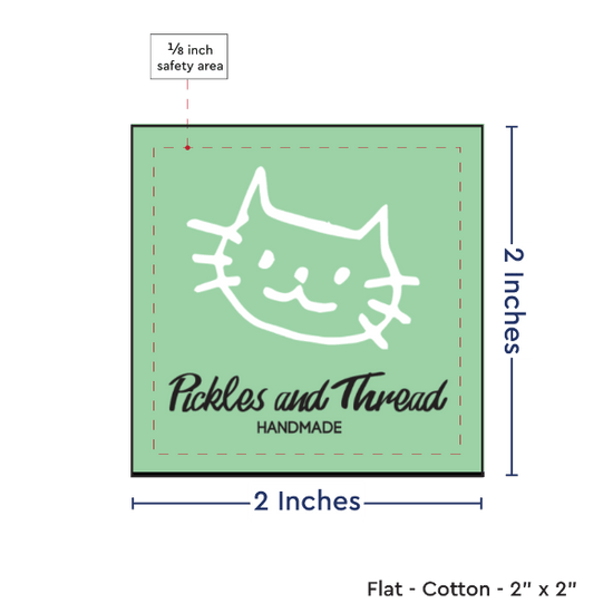 PPLR_HIDDEN_PRODUCT Print your Logo or Image on FLAT Cotton Tags