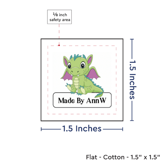 PPLR_HIDDEN_PRODUCT Print your Logo or Image on FLAT Cotton Tags