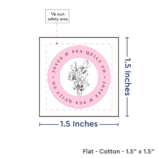 PPLR_HIDDEN_PRODUCT Print your Logo or Image on FLAT Cotton Tags